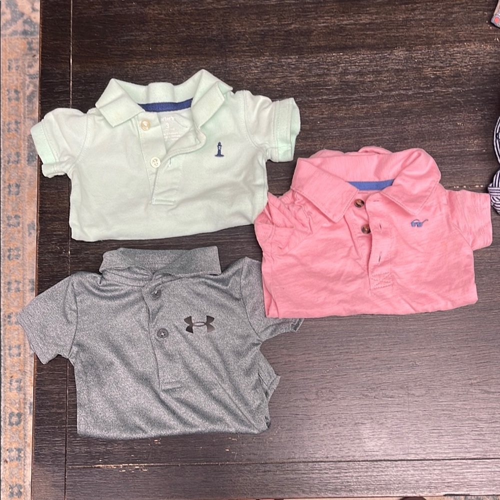 Under Armour Gray Polo onsies for Kids